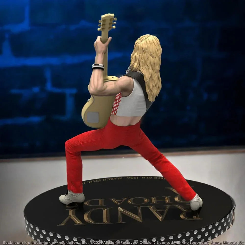 Randy Rhoads IV Rock Iconz Figur The Early Years Röd Version 24 cm Knucklebonz