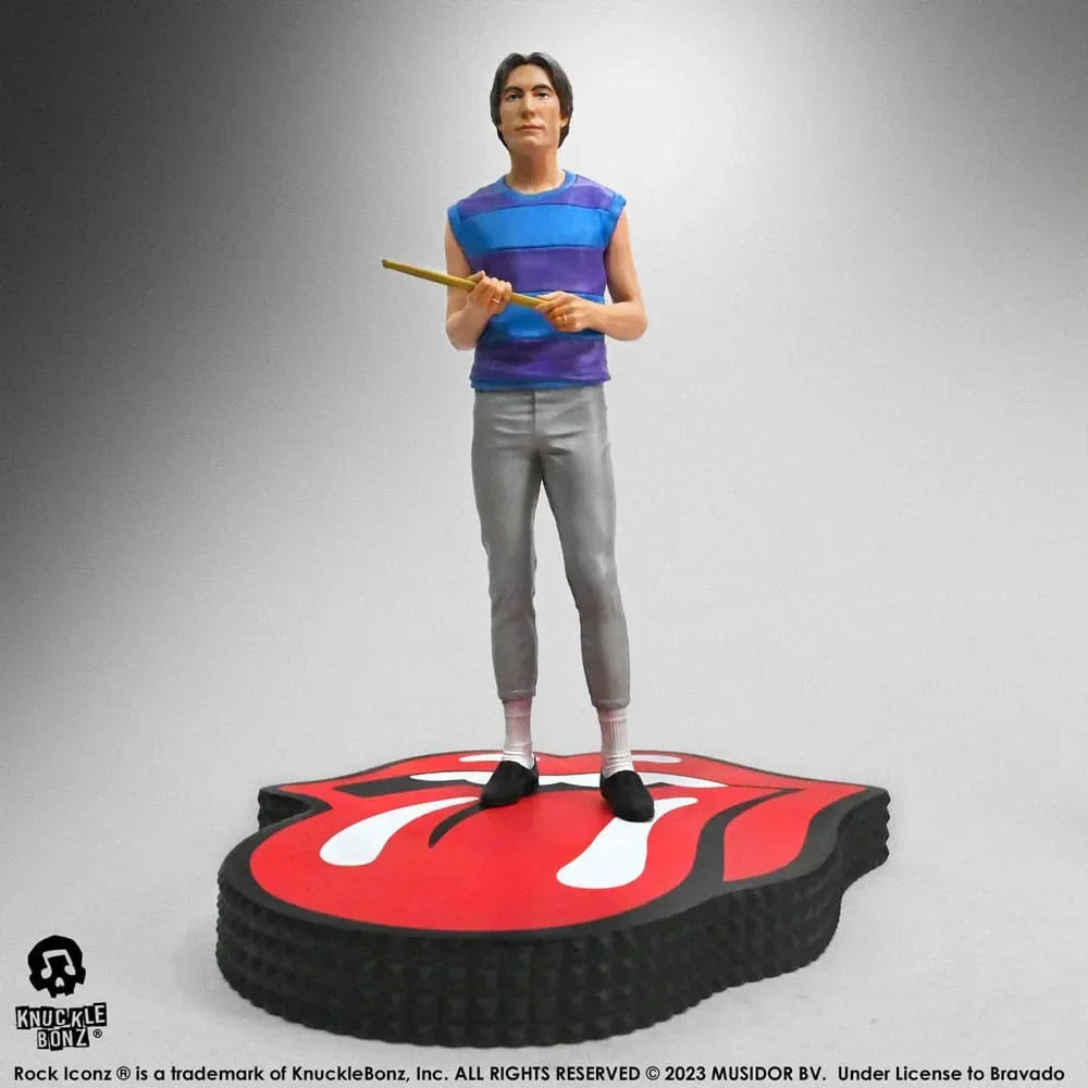 The Rolling Stones Rock Iconz Staty Charlie Watts (Tattoo You Tour 1981) 22 cm Knucklebonz