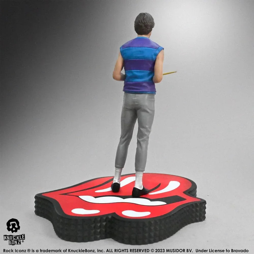 The Rolling Stones Rock Iconz Staty Charlie Watts (Tattoo You Tour 1981) 22 cm Knucklebonz