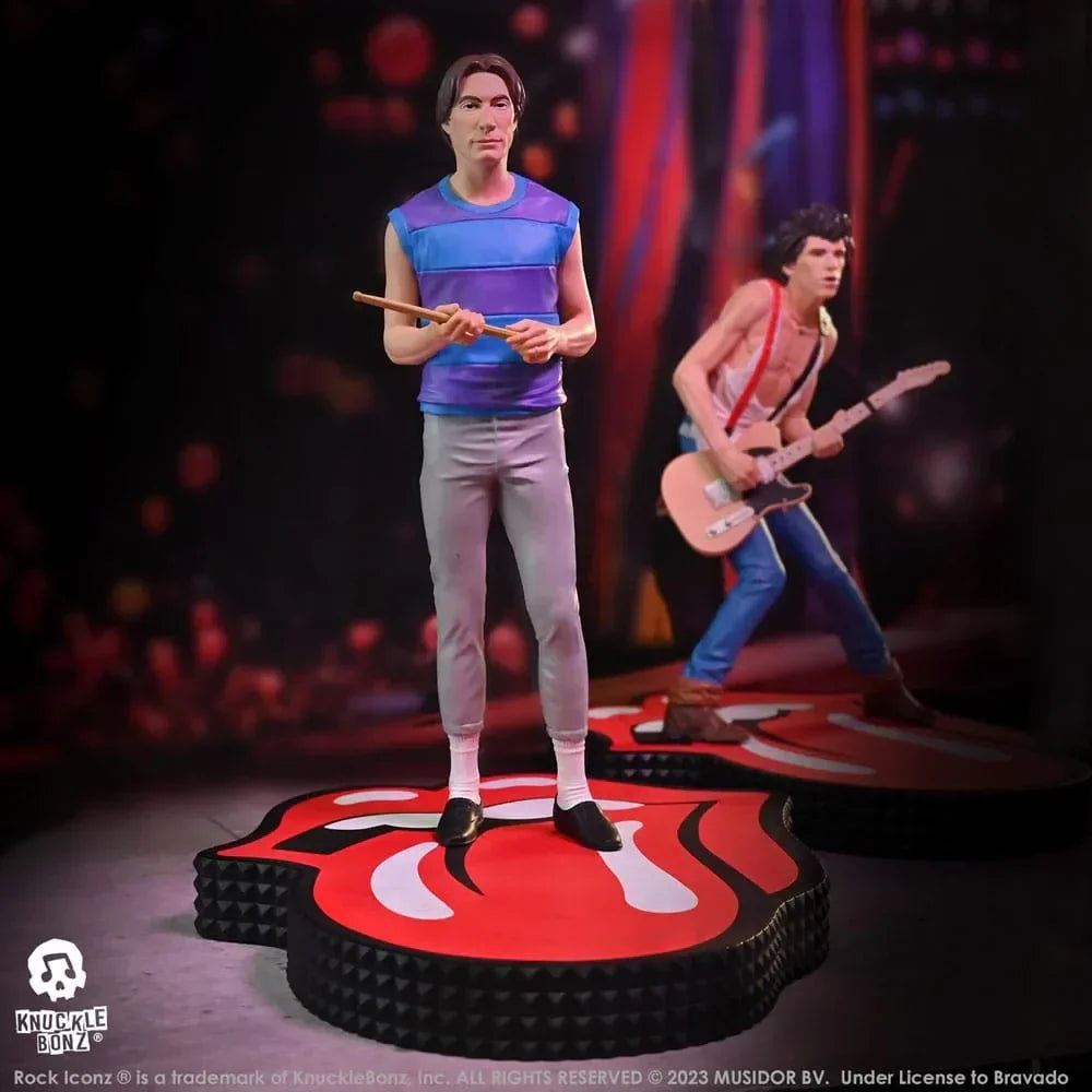 The Rolling Stones Rock Iconz Staty Charlie Watts (Tattoo You Tour 1981) 22 cm Knucklebonz