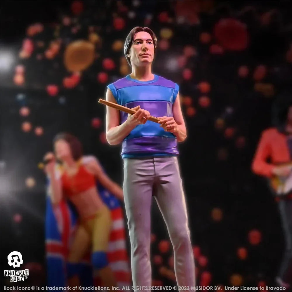 The Rolling Stones Rock Iconz Staty Charlie Watts (Tattoo You Tour 1981) 22 cm Knucklebonz