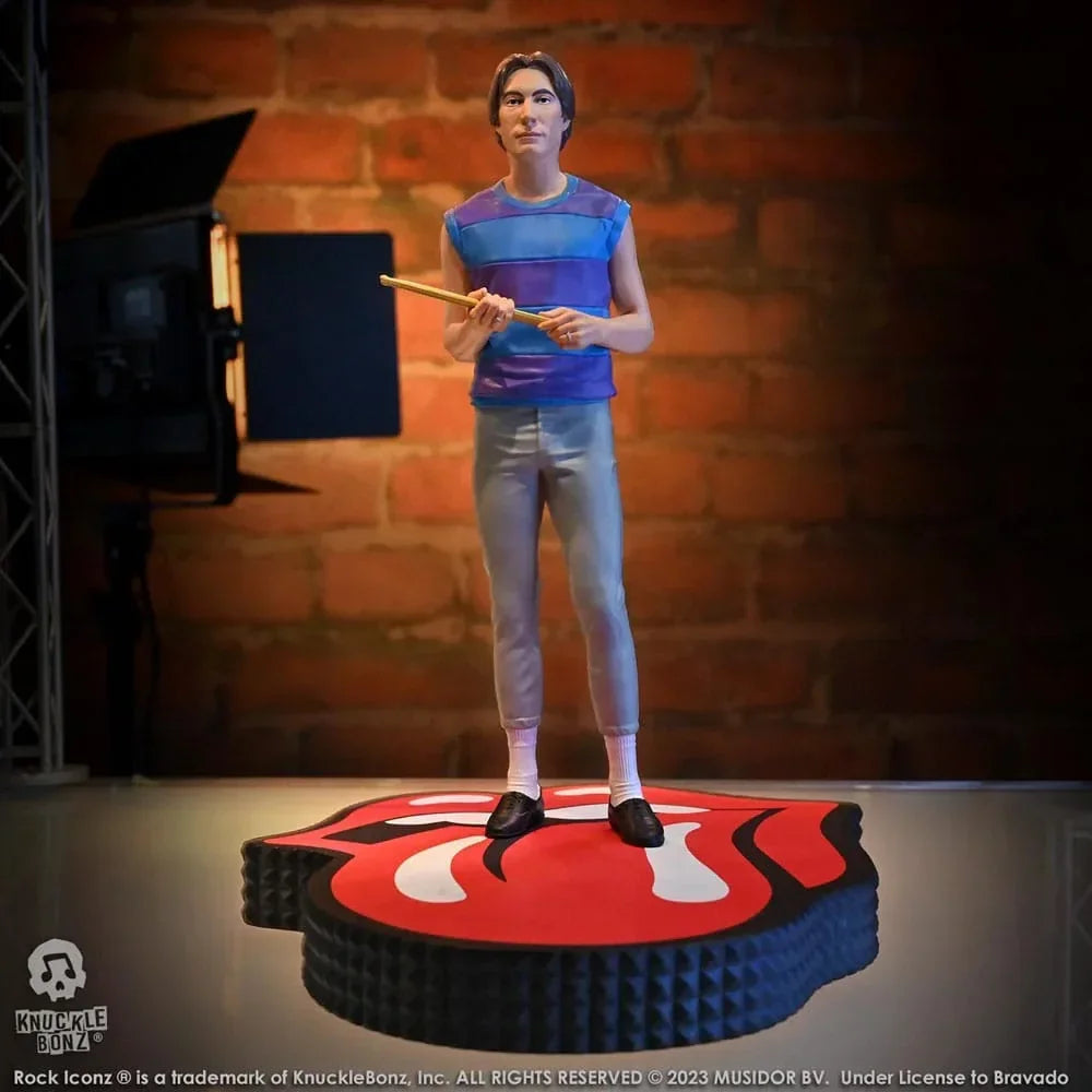 The Rolling Stones Rock Iconz Staty Charlie Watts (Tattoo You Tour 1981) 22 cm Knucklebonz