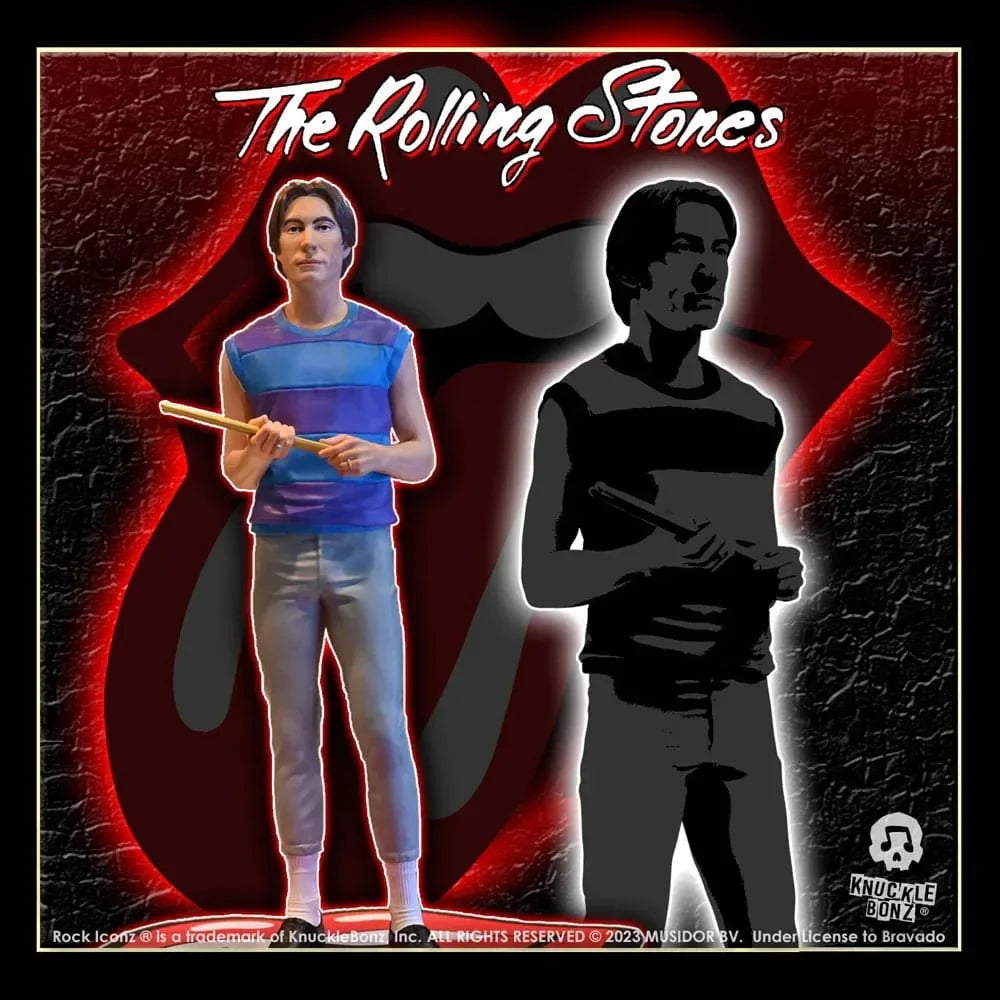 The Rolling Stones Rock Iconz Staty Charlie Watts (Tattoo You Tour 1981) 22 cm Knucklebonz
