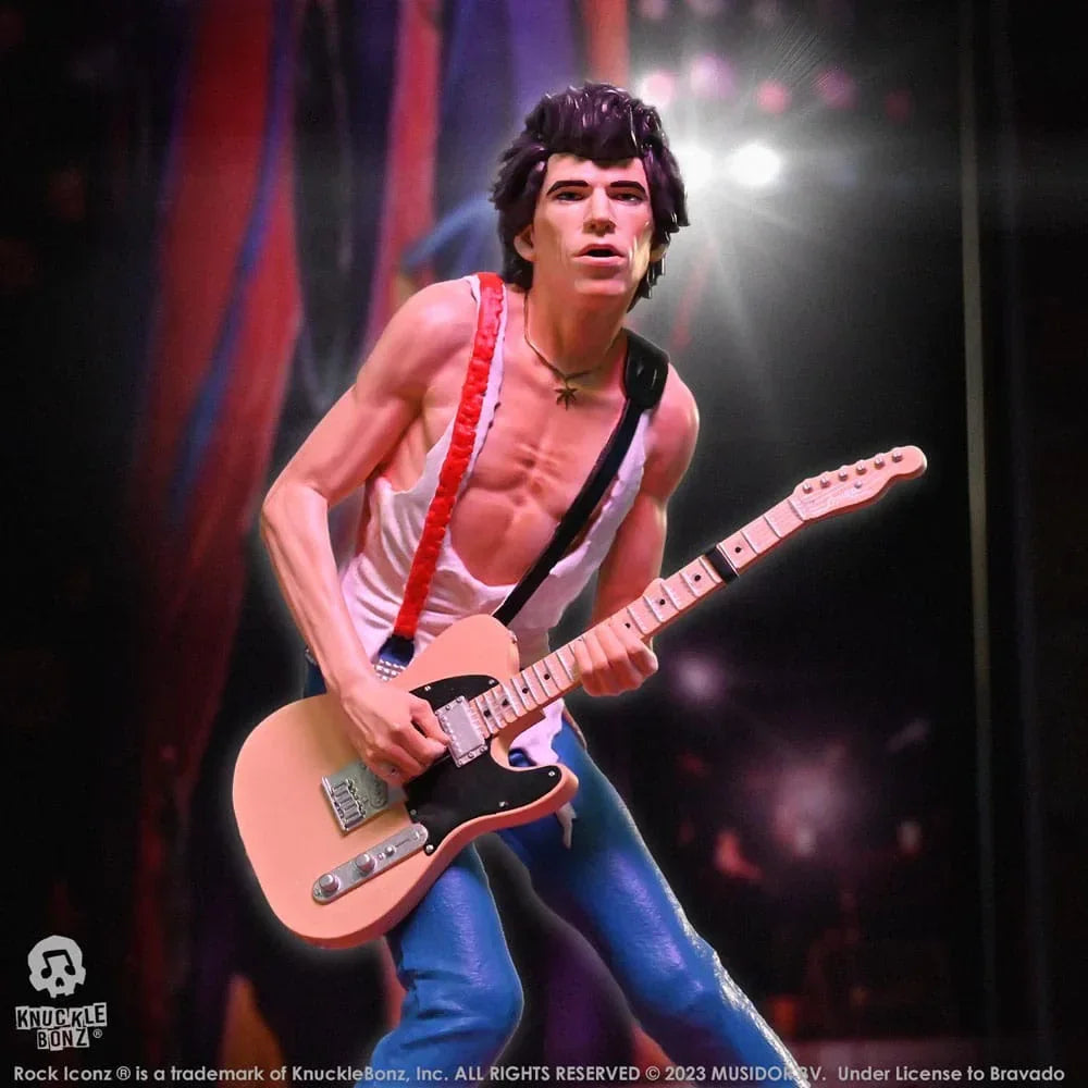 The Rolling Stones Rock Iconz Statue Keith Richards (Tattoo You Tour 1981) 22 cm Knucklebonz