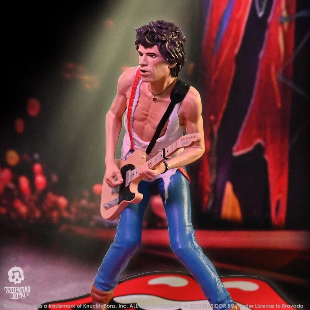 The Rolling Stones Rock Iconz Statue Keith Richards (Tattoo You Tour 1981) 22 cm Knucklebonz