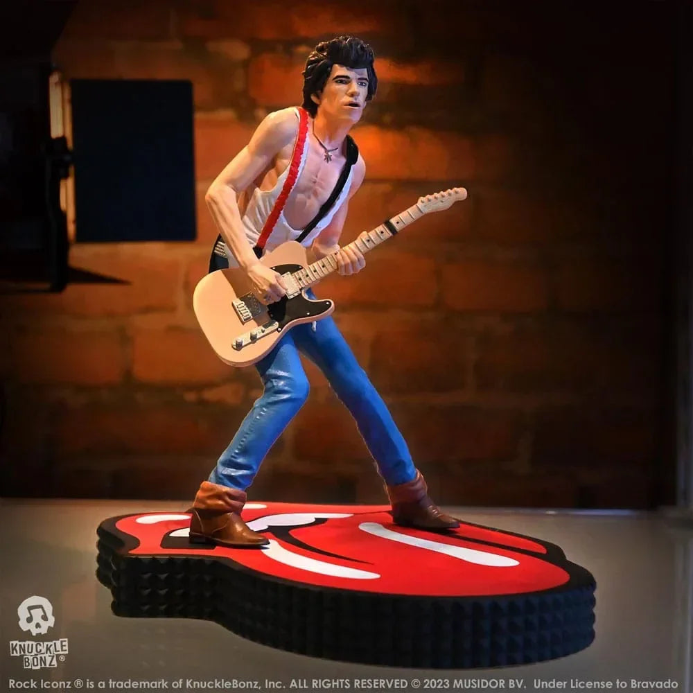 The Rolling Stones Rock Iconz Statue Keith Richards (Tattoo You Tour 1981) 22 cm Knucklebonz
