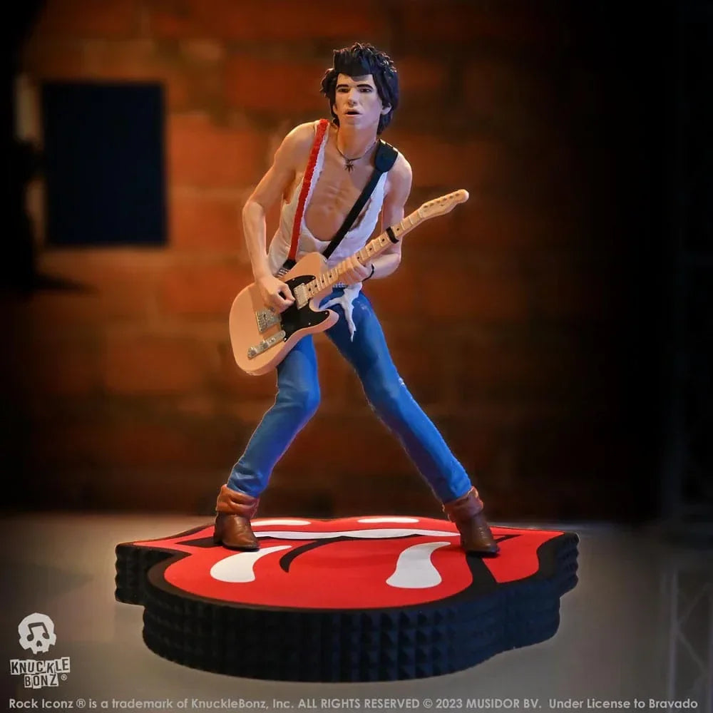 The Rolling Stones Rock Iconz Statue Keith Richards (Tattoo You Tour 1981) 22 cm Knucklebonz