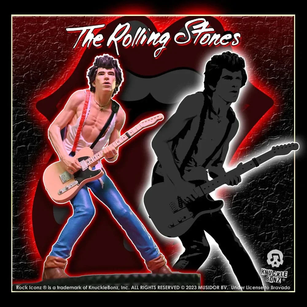 The Rolling Stones Rock Iconz Statue Keith Richards (Tattoo You Tour 1981) 22 cm Knucklebonz