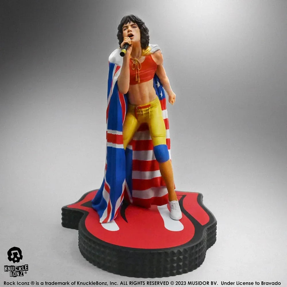 The Rolling Stones Rock Iconz Staty Mick Jagger (Tattoo You Tour 1981) 22 cm Knucklebonz