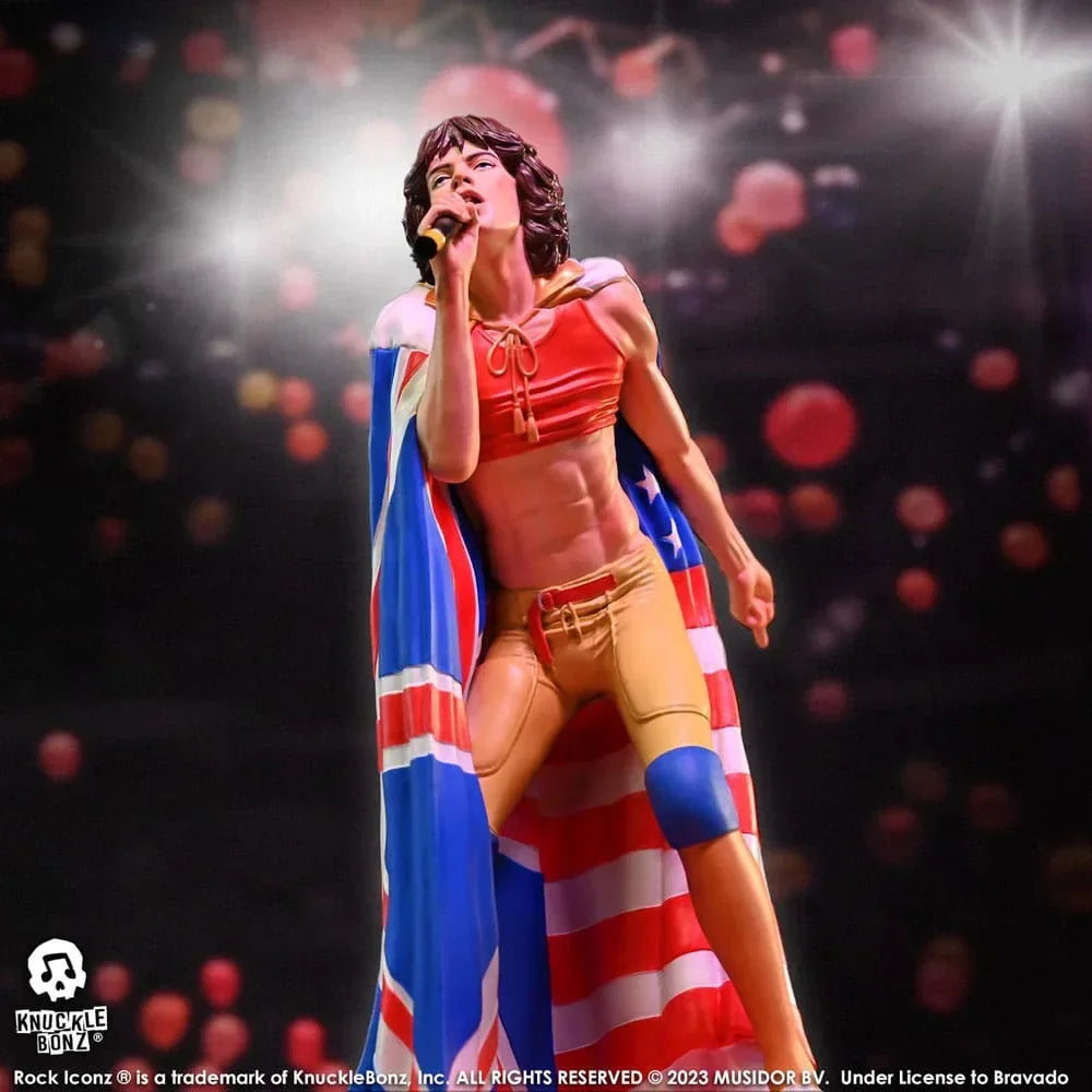 The Rolling Stones Rock Iconz Staty Mick Jagger (Tattoo You Tour 1981) 22 cm Knucklebonz