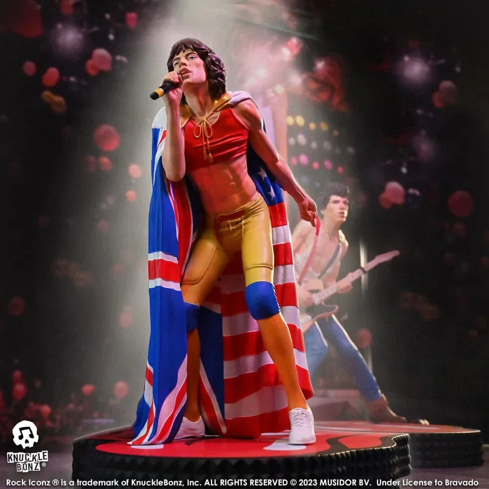 The Rolling Stones Rock Iconz Staty Mick Jagger (Tattoo You Tour 1981) 22 cm Knucklebonz