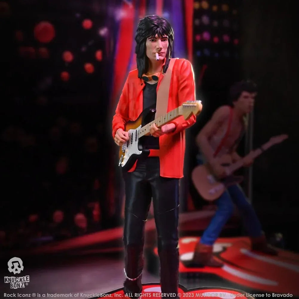 The Rolling Stones Rock Iconz Staty Ronnie Wood (Tattoo You Tour 1981) 22 cm Knucklebonz