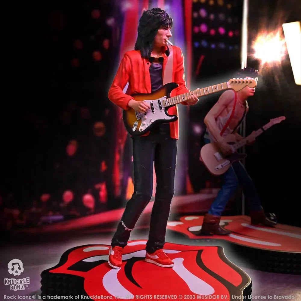 The Rolling Stones Rock Iconz Staty Ronnie Wood (Tattoo You Tour 1981) 22 cm Knucklebonz
