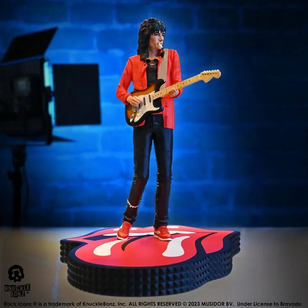 The Rolling Stones Rock Iconz Staty Ronnie Wood (Tattoo You Tour 1981) 22 cm Knucklebonz