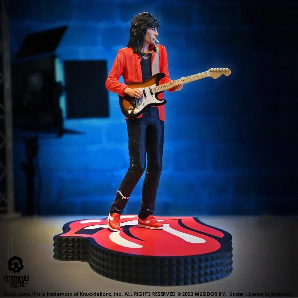 The Rolling Stones Rock Iconz Staty Ronnie Wood (Tattoo You Tour 1981) 22 cm Knucklebonz
