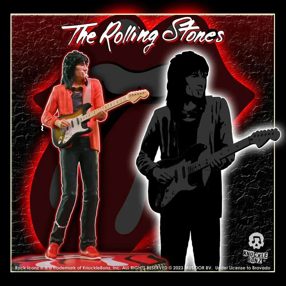 The Rolling Stones Rock Iconz Staty Ronnie Wood (Tattoo You Tour 1981) 22 cm Knucklebonz