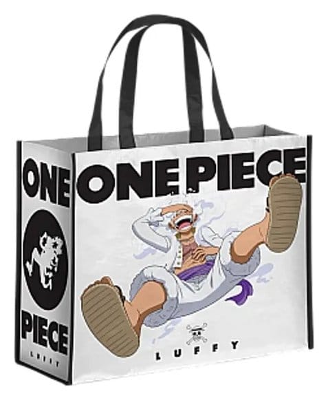 One Piece Shoppingväska Luffy Gear 5 – Miljövänlig och Rymlig Kasse med Kultdesign