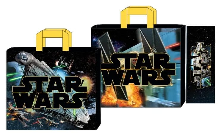 Star Wars: The Mandalorian Shopping Bag Battle – Hållbar och Praktisk Shoppingväska med Ikoniskt Design