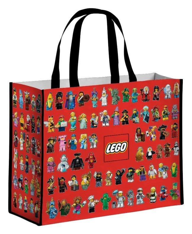 LEGO Shoppingbagg-kollektion – Stor väska med 36 liters volym och miljövänligt design