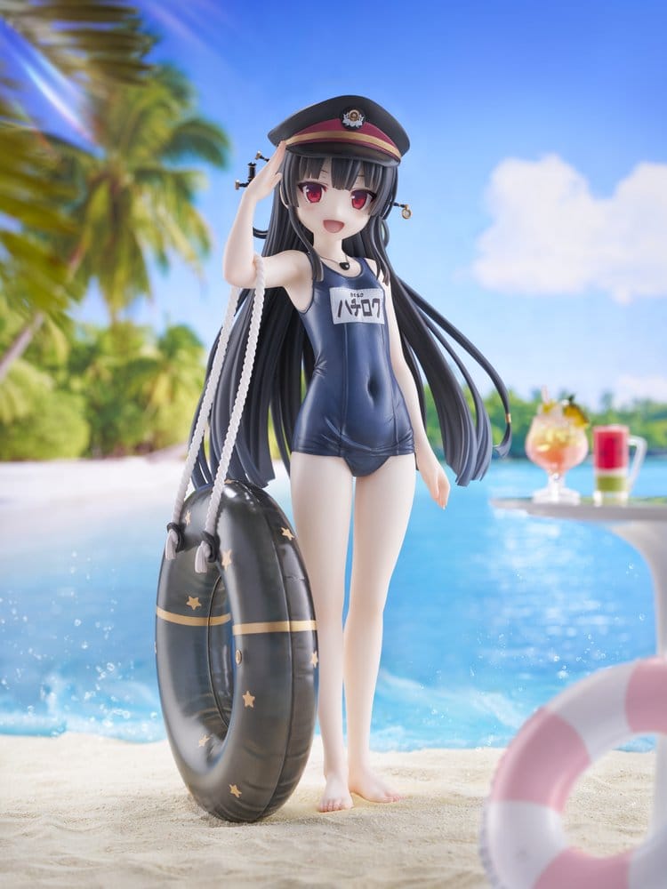 Maitetsu Last Run!! KoiKoi -Sakura- PVC-figur 1/6 Hachiroku School Swimsuit Ver. 23 cm