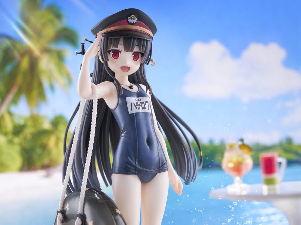 Maitetsu Last Run!! KoiKoi -Sakura- PVC-figur 1/6 Hachiroku School Swimsuit Ver. 23 cm