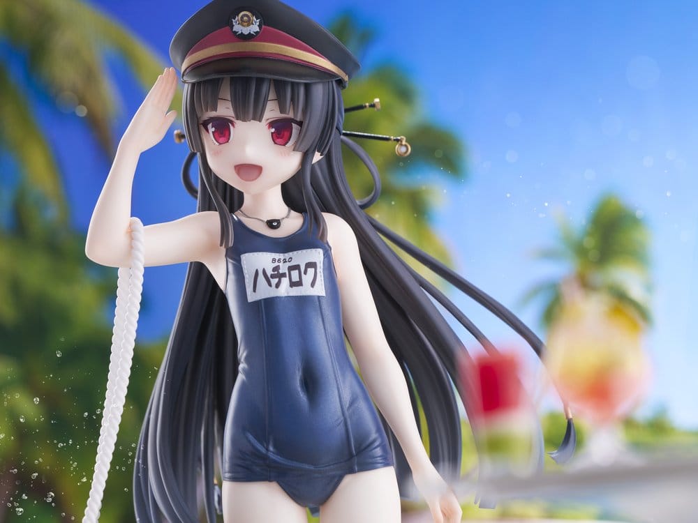 Maitetsu Last Run!! KoiKoi -Sakura- PVC-figur 1/6 Hachiroku School Swimsuit Ver. 23 cm