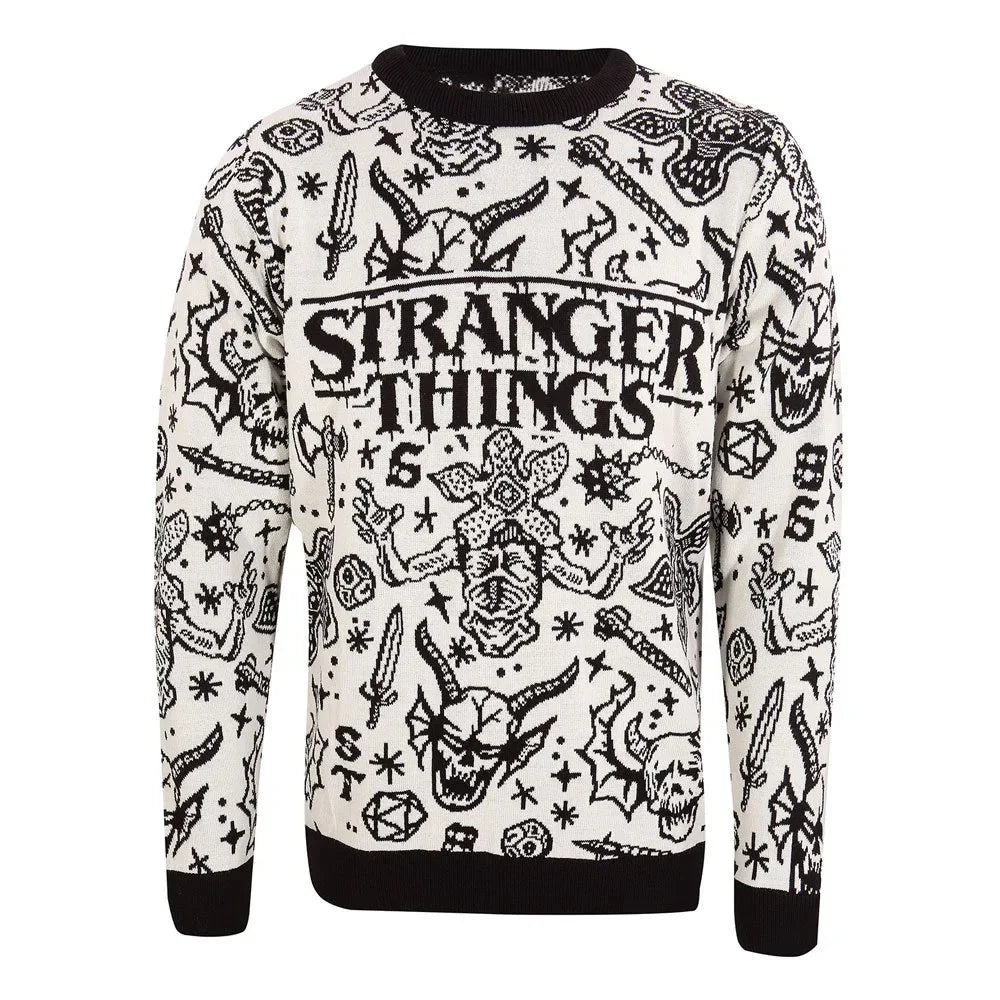 Stranger Things Sweatshirt Christmas Jumper Collage Size S Heroes Inc