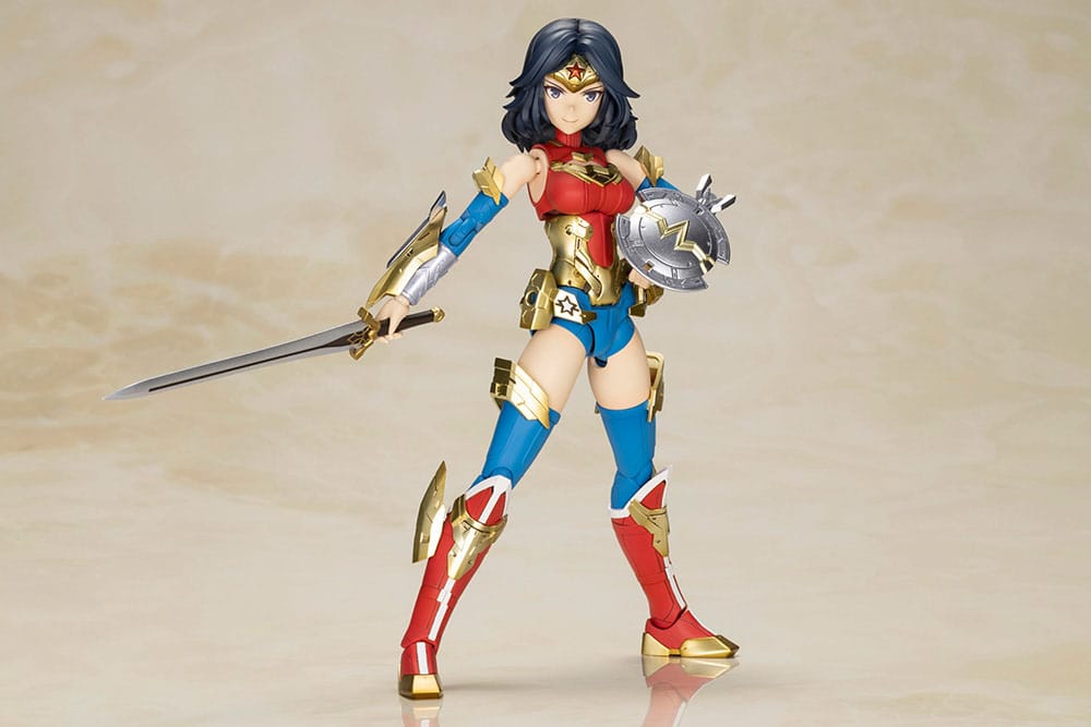 DC Comics Cross Frame Girl Plastikkit Wonder Woman Humikane Shimada Ver. 16 cm Kotobukiya