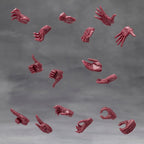 Megalomaria Unlimited Universe Model Kit Accessory Set Ex Hand Unit Male Type A Red Ver.