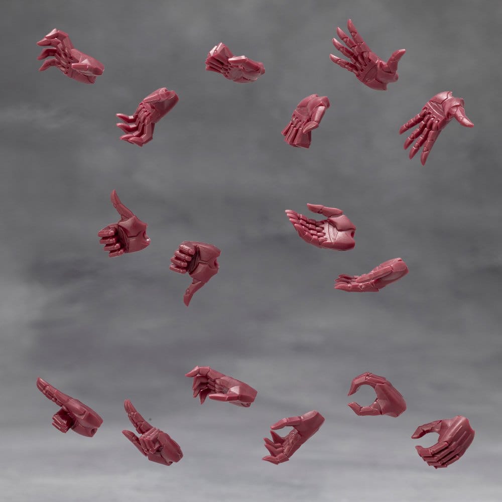 Megalomaria Unlimited Universe Model Kit Accessory Set Ex Hand Unit Male Type A Red Ver.