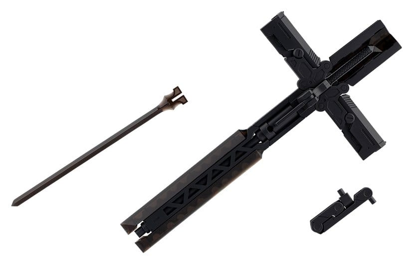 Megalomaria Unlimited Universe Plastmodellkit Tillbehörsset Metamorphose Unit Grave Arms 2 Svart Ver.