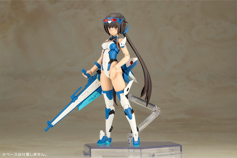 Frame Arms Girl Plastmodellkit Stylet Baddräkt Blå Impuls Färg Version 16 cm Kotobukiya