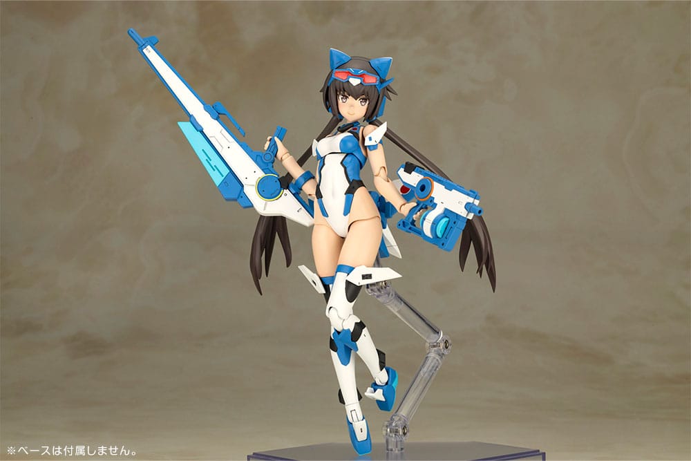 Frame Arms Girl Plastmodellkit Stylet Baddräkt Blå Impuls Färg Version 16 cm Kotobukiya
