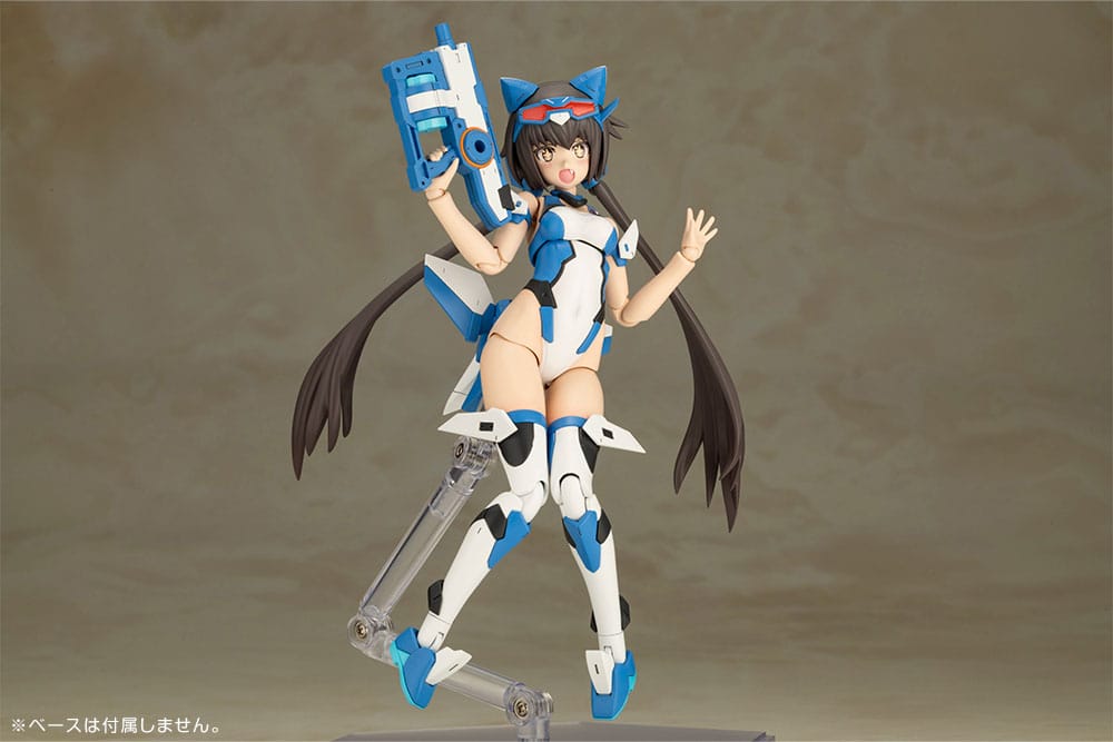 Frame Arms Girl Plastmodellkit Stylet Baddräkt Blå Impuls Färg Version 16 cm Kotobukiya