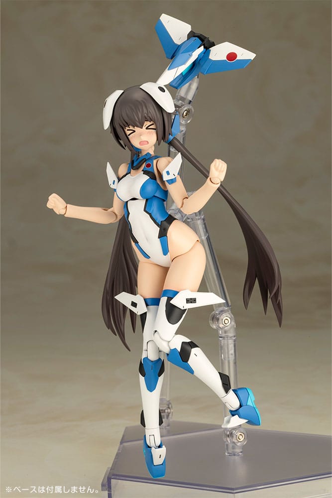 Frame Arms Girl Plastmodellkit Stylet Baddräkt Blå Impuls Färg Version 16 cm Kotobukiya