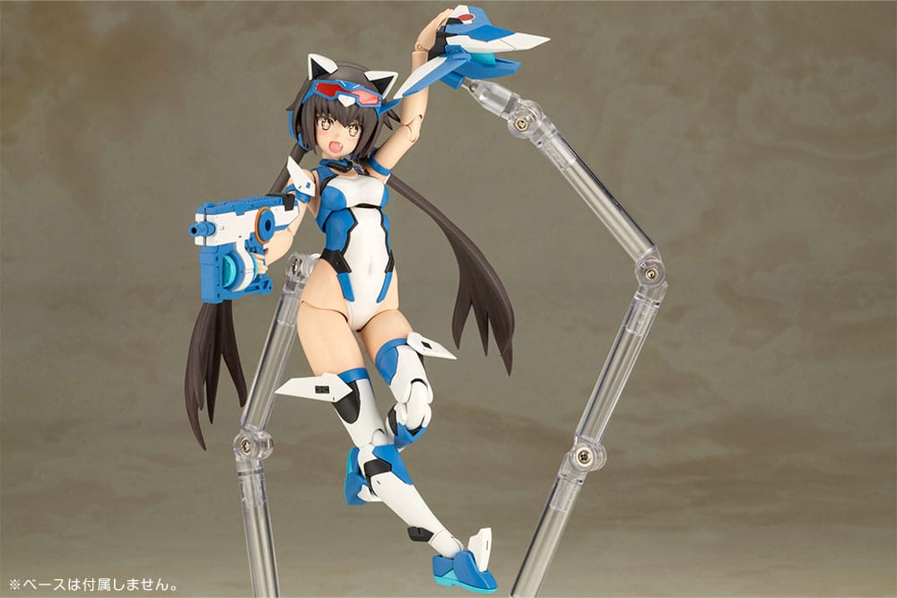 Frame Arms Girl Plastmodellkit Stylet Baddräkt Blå Impuls Färg Version 16 cm Kotobukiya