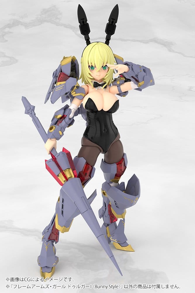Frame Arms Girl Plastic Model Durga Bunny Style 18 cm