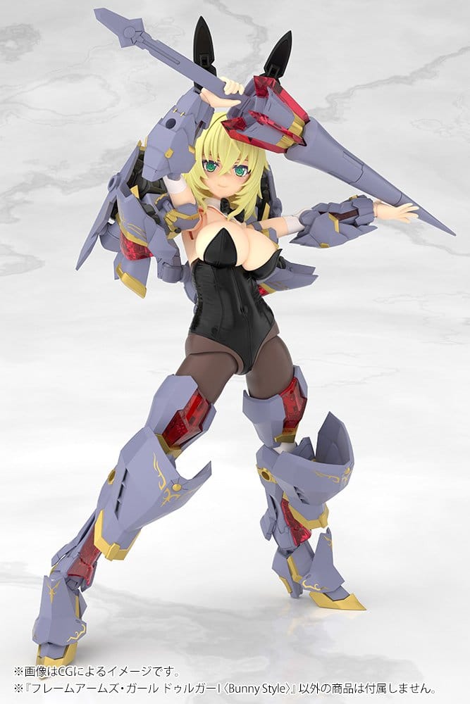 Frame Arms Girl Plastic Model Durga Bunny Style 18 cm