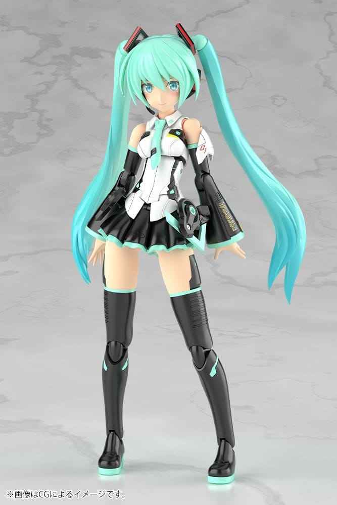 Frame Arms Girl Plastmodell Kit Grande Scale Frame Musikflicka Hatsune Miku 25 cm