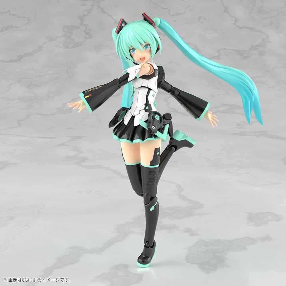 Frame Arms Girl Plastmodell Kit Grande Scale Frame Musikflicka Hatsune Miku 25 cm