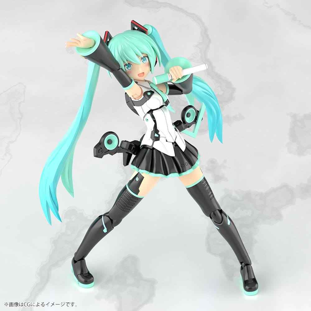 Frame Arms Girl Plastmodell Kit Grande Scale Frame Musikflicka Hatsune Miku 25 cm