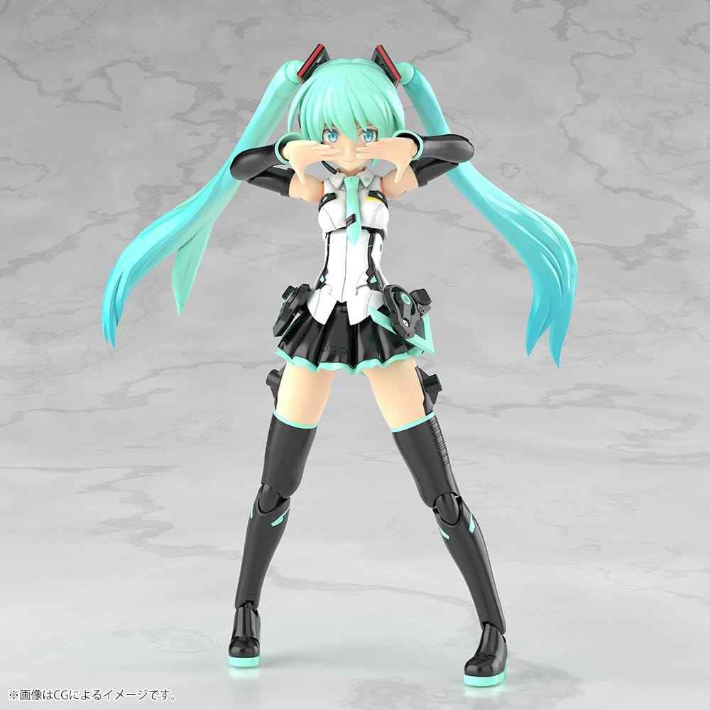 Frame Arms Girl Plastmodell Kit Grande Scale Frame Musikflicka Hatsune Miku 25 cm