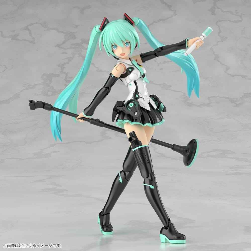 Frame Arms Girl Plastmodell Kit Grande Scale Frame Musikflicka Hatsune Miku 25 cm