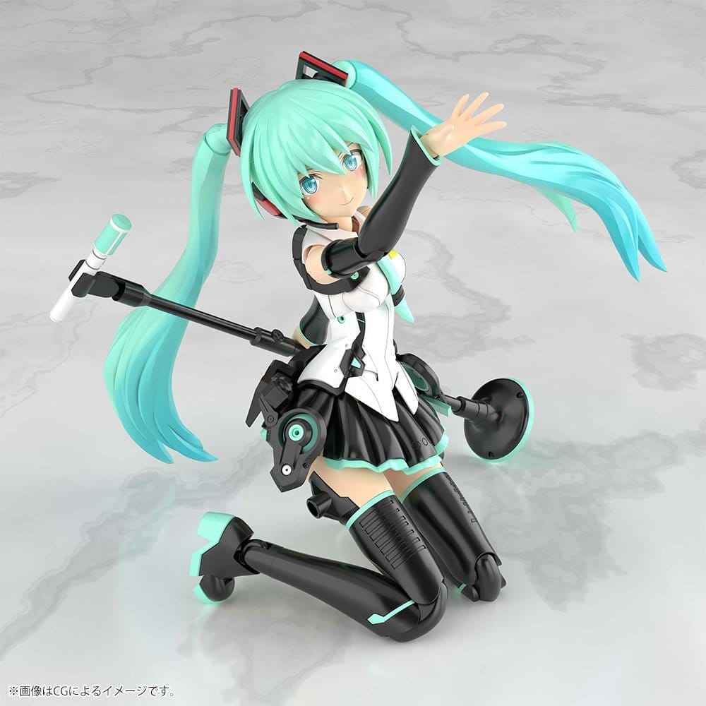 Frame Arms Girl Plastmodell Kit Grande Scale Frame Musikflicka Hatsune Miku 25 cm