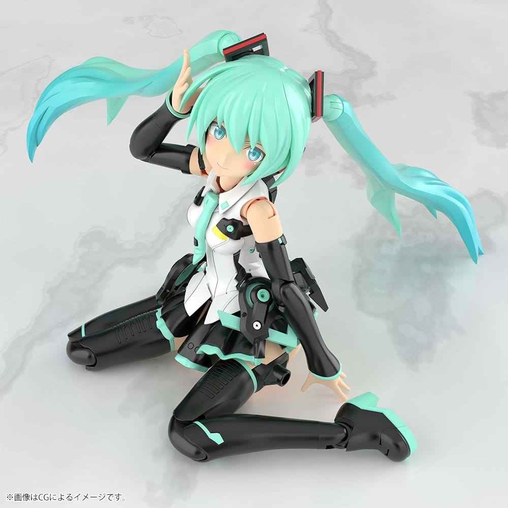 Frame Arms Girl Plastmodell Kit Grande Scale Frame Musikflicka Hatsune Miku 25 cm