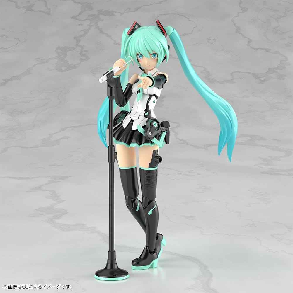Frame Arms Girl Plastmodell Kit Grande Scale Frame Musikflicka Hatsune Miku 25 cm