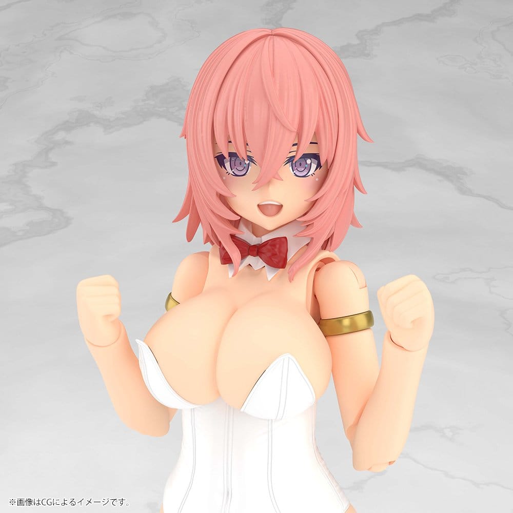 Frame Arms Girl Plastic Model Kit Durga I Bunny Style White 18 cm