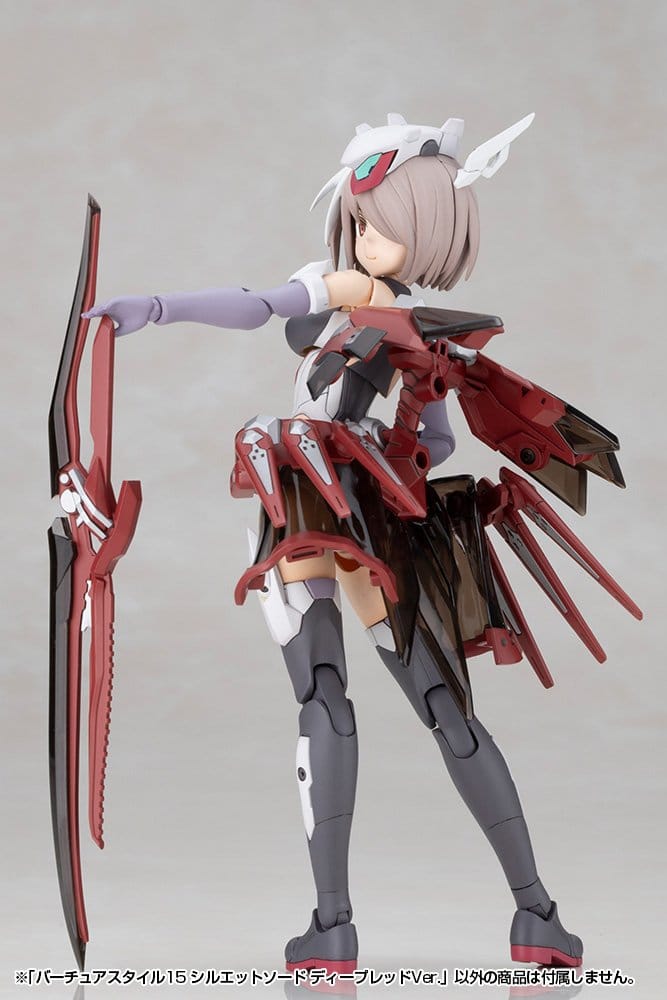 Kotobukiya M.S.G. Model Kit Accessory Set Virtuous Style 15 Silhouette Sword Deep Red Ver. 14 cm