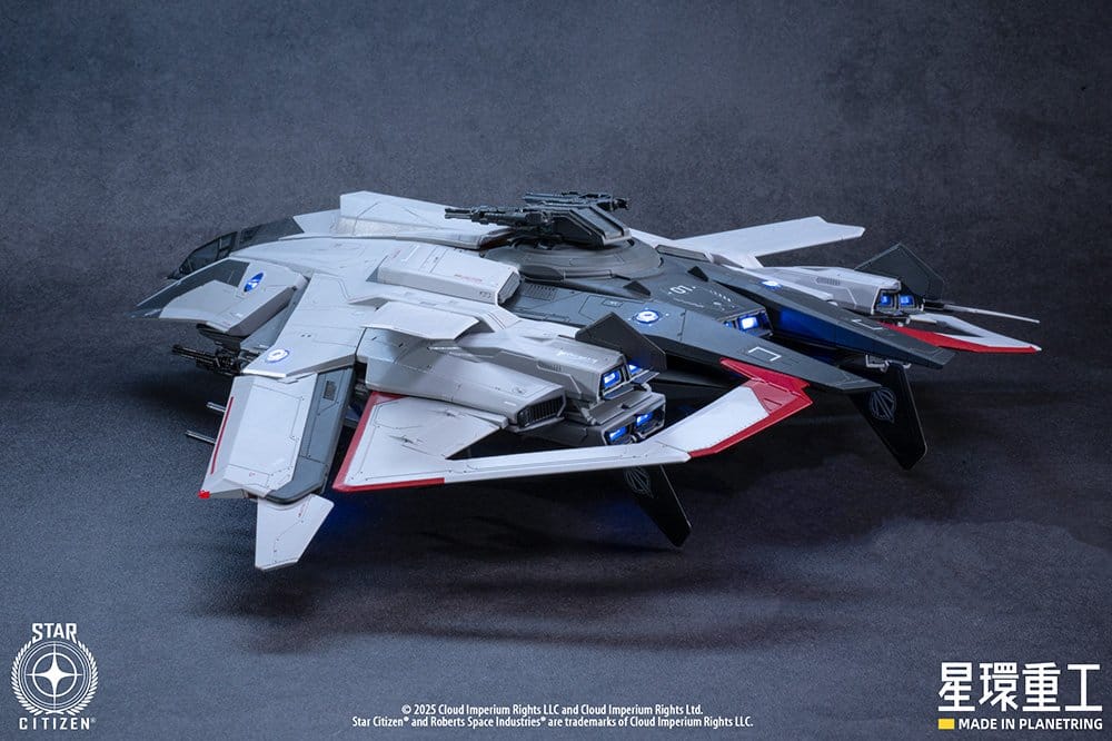 Star Citizen Plastmodellbyggsats 1/100 Anvil F8C Lightning 25 cm