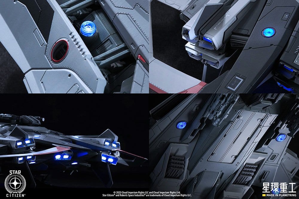 Star Citizen Plastmodellbyggsats 1/100 Anvil F8C Lightning 25 cm